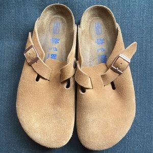 NWOT Birkenstock Boston Mink Clogs 36